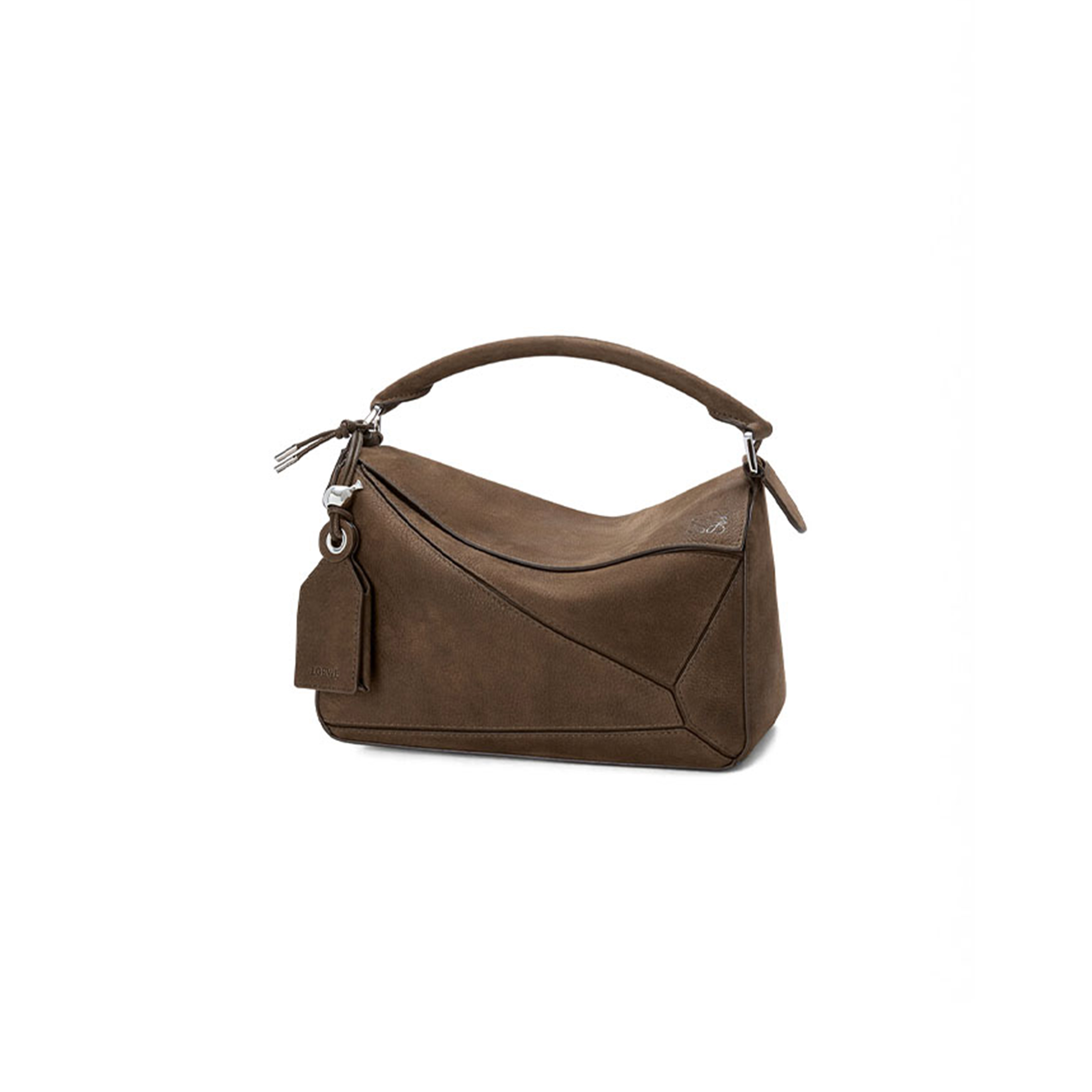 L0ew* small featherlight puzzle bag in grained nubuck a510plsx03 (24*16.5*10.5cm)